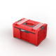 Gereedschapbox met lade Qbrick System PRO 2.0 DRAWER 1 TOOLBOX PROFI BASIC RED Ultra HD Custom