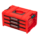 Gereedschapskist met laden Qbrick System PRO 2.0 DRAWER 3 TOOLBOX EXPERT RED