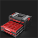 Gereedschapskist met laden Qbrick System PRO 2.0 DRAWER 3 TOOLBOX PROFI EXPERT