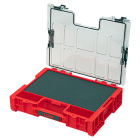 Organizer met schuimvulling Qbrick System PRO ORGANIZER 300 MFI RED Ultra HD Custom