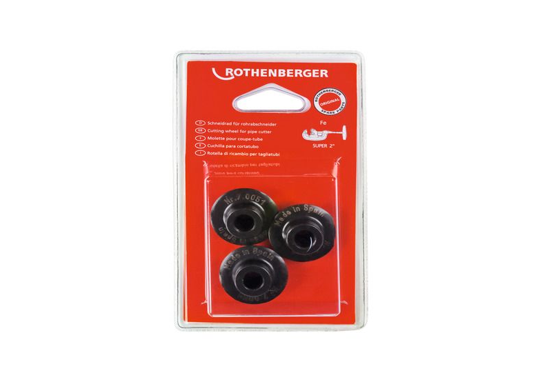 Snijwieltje voor SUPER 2", 3 stuks Rothenberger 70051D