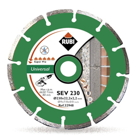 Segmentschijf SEV230 22,2mm Rubi S230/22,2mm