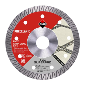Diamantschijf 125x22,2mm Rubi TLG EXT SUPERPRO