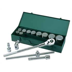 Dopsleutels 15-delig 3/4" metrisch Sata ST09015SJ
