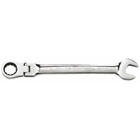 Steek Ring Ratel Sleutelmet flexibele knik kop 17mm Sata ST46408ST