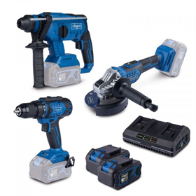 Gereedschap Set 18V Scheppach BPS100 2x4.0Ah