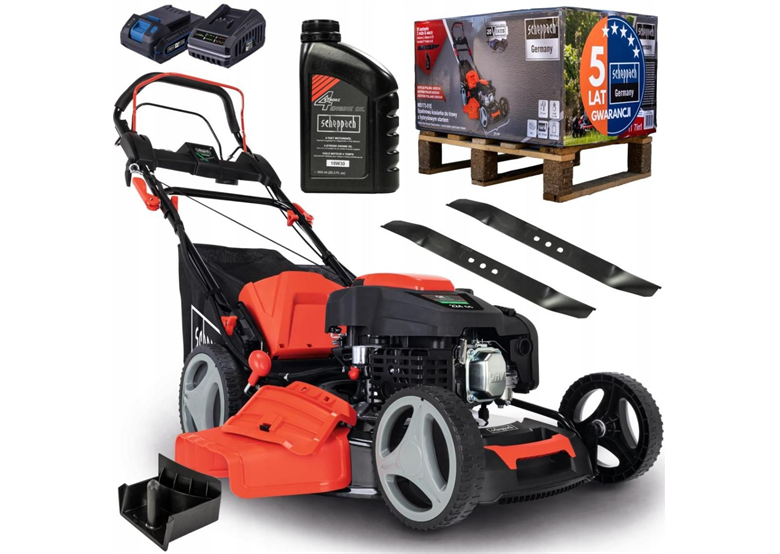 Benzine grasmaaier Scheppach MS225-53E