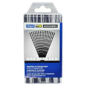 Set zaagbladen voor DECO-FLEX 5x12st. Scheppach SCH88000010
