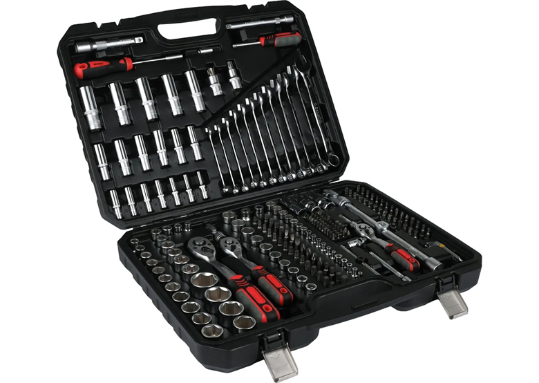 Dopsleutels 1/4" 3/8" 1/2" 222 stuks Schmith SCH01Z01222