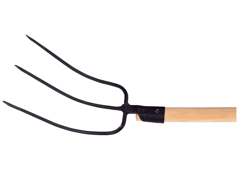3-puntige boerenvork met houten handvat 120 Schmith SG-WP3