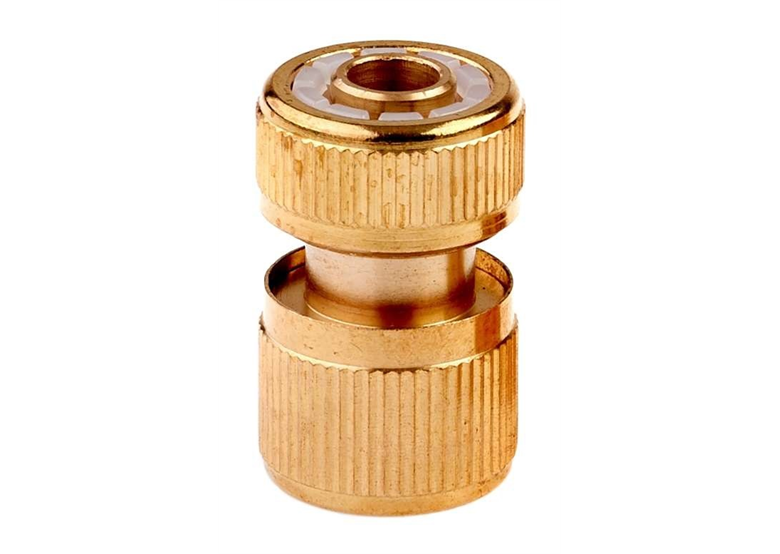 Snelkoppeling messing 1/2" met stop Schmith SGSZ-04