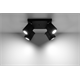 Plafondlamp MERIDA 4 zwart Sollux Lighting Bittersweet Shimmer