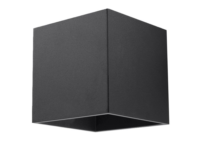 Wandlamp QUAD 1 zwart Sollux Lighting Deep Space