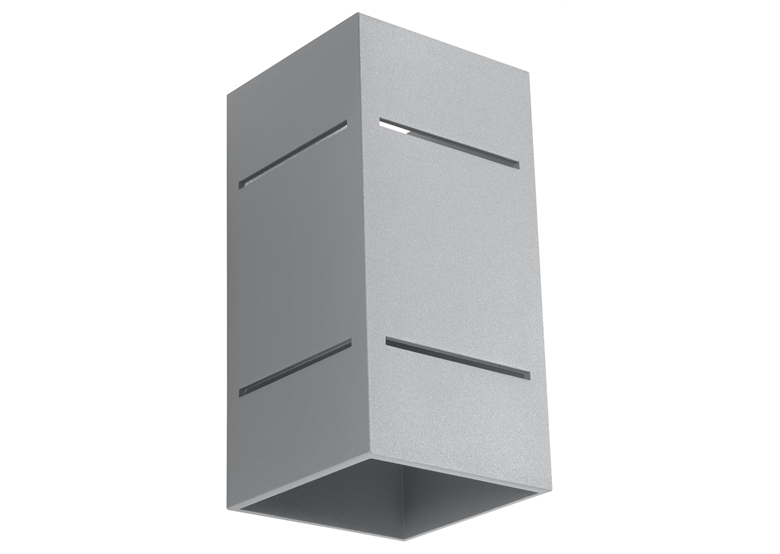 Wandlamp BLOCCO grijs Sollux Lighting Deep Space