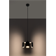 Hanglamp TULIP zwart Sollux Lighting Ezio Pescatori