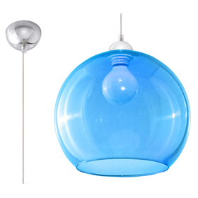 Hanglamp BALL blauw Sollux Lighting French Sky