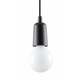 Hanglamp DIEGO 1 zwart Sollux Lighting Nickel
