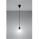 Hanglamp DIEGO 1 zwart Sollux Lighting Nickel