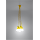Hanglamp DIEGO 5 geel Sollux Lighting Nickel