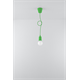 Hanglamp DIEGO 1 groen Sollux Lighting Nickel