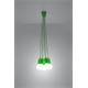 Hanglamp DIEGO 5 groen Sollux Lighting Nickel