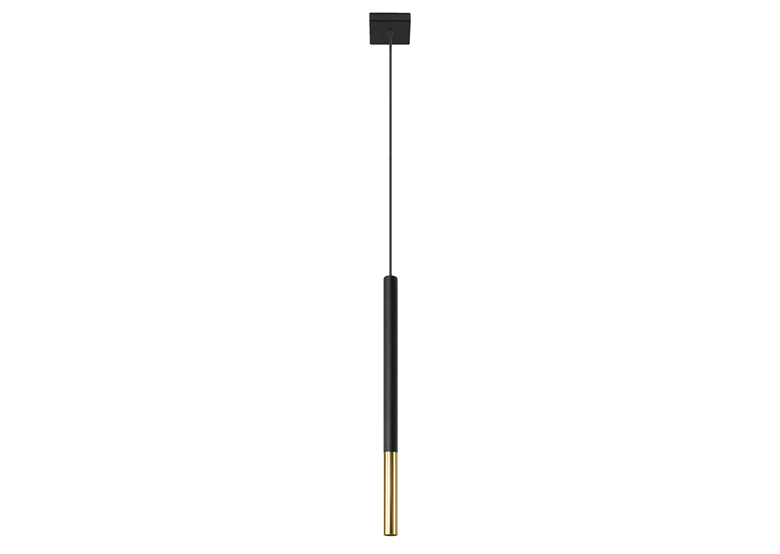 Hanglamp MOZAICA 1 zwart/goud Sollux Lighting Ocean Green