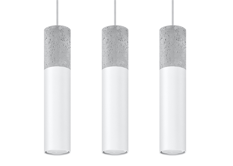 Hanglamp BORGIO 3L wit Sollux Lighting Persian Indigo