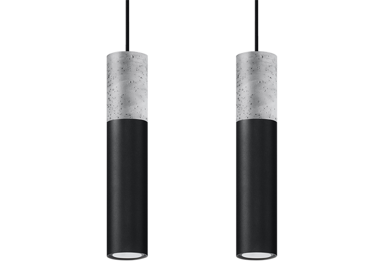 Hanglamp BORGIO 2 zwart Sollux Lighting Persian Indigo