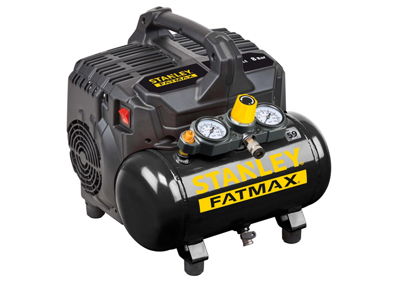 Compressor, olievrij, gedempte 6l Stanley FatMax B2BL104STF564