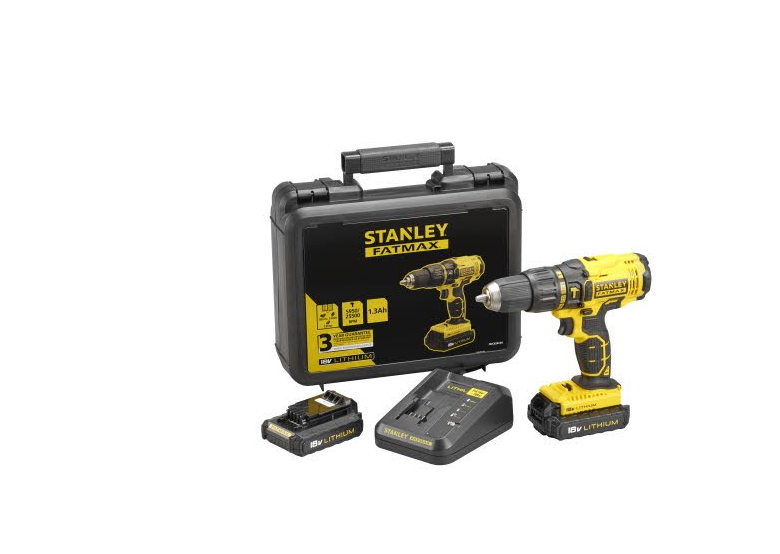 Klopboor-/schroefmachine Stanley FatMax FMC626C2K 2x1,3Ah