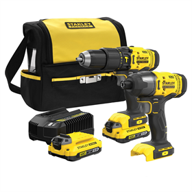 Gereedschap Set 18V Stanley FatMax V20 SFMCK465D2S 2x2.0Ah