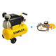 Oliecompressor 24 l + pneumatische set 6 stuks.  Stanley FCCC404STN005-ECO
