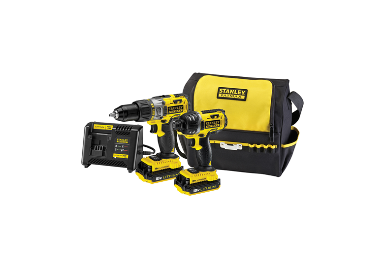 Gereedschap Set 18V Stanley FMCK461C2 2x2.0Ah