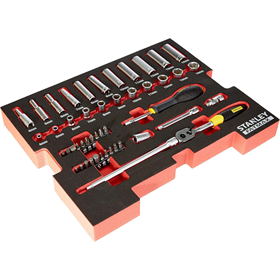 Dopsleutels 1/4", inzetstuk voor TSTAK set 48 stuks Stanley FMHT0-74295