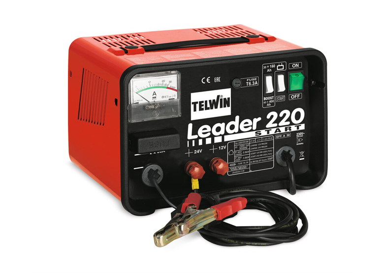 Acculader met starthulp. Telwin LEADER 220 START