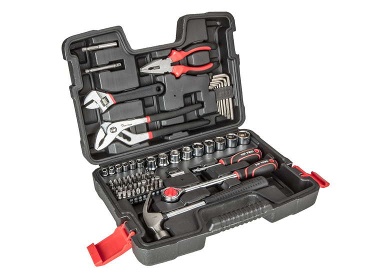 Gereedschap Set 1/4", 1/2" 81st. Top Tools 38D510