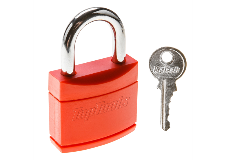 Hangslot 40mm, Rubber Gecoat Top Tools 90U285