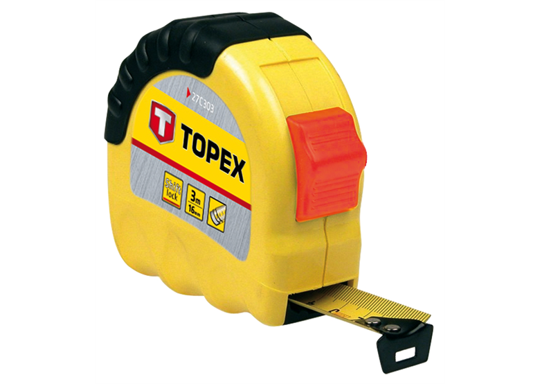 Rolmaat 5 mtr x 19 mm Topex 27C305