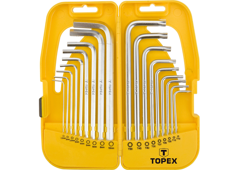 Torx + inbus set kort Topex 35D953