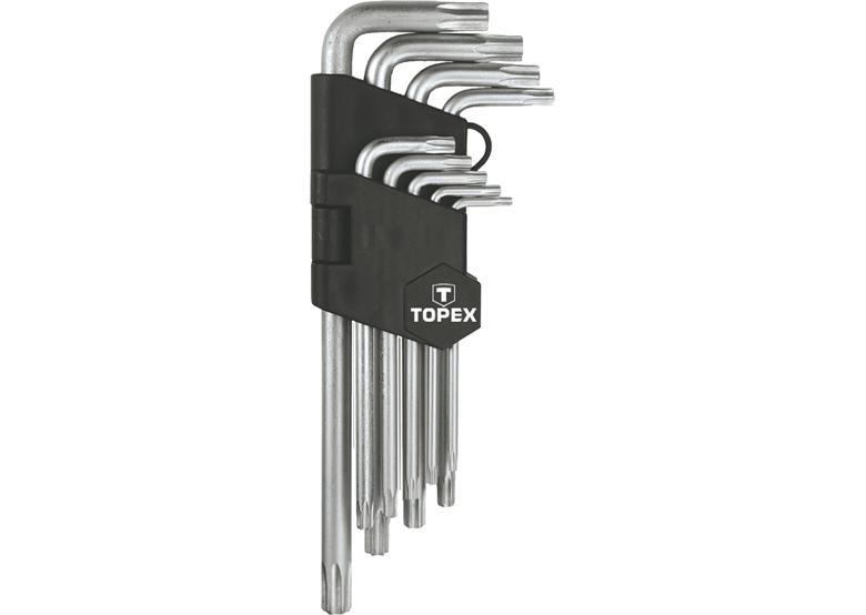 Torx Sleutel Set TS10 - TS50 9-delig Topex 35D961