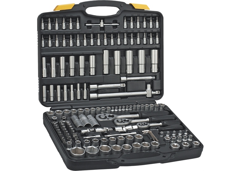 Doppenset 1/4' 3/8' 1/2' 150 delig Topex 38D687