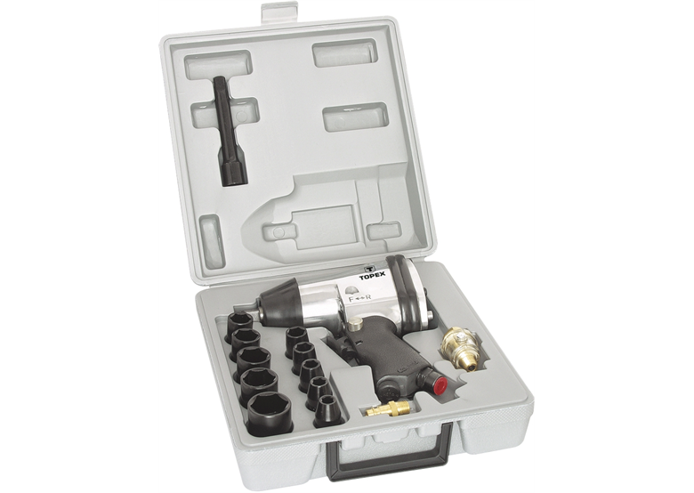 Slagmoersleutelset 1/2' Topex 74L002