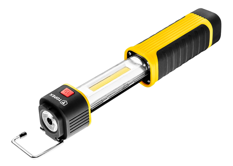 Zaklamp LED 2 in 1, uitschuifbaar Topex 94W384