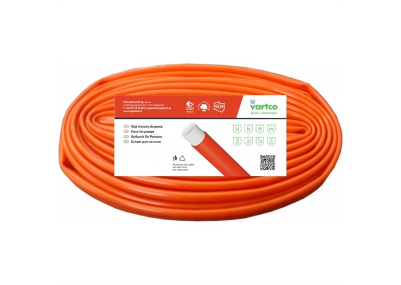 Persslang voor dompelpompen 2" / 50mm 20m Vartco 1111500020