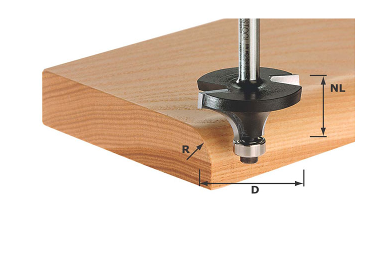 Frees voor afrondingen R 8 Virutex 1140110