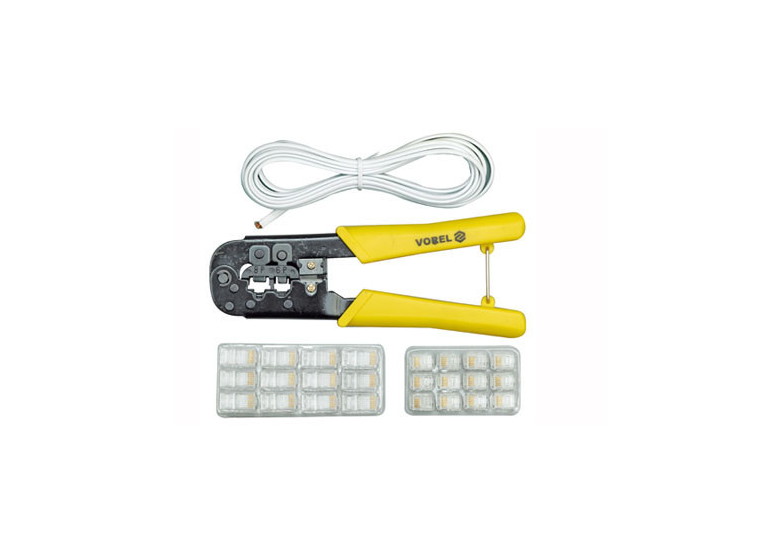 Tang voor het krimpen van telefoonconnectors Vorel 45503