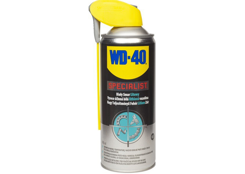 Smeermiddel Wd-40 specialist witte lithium vet 400ml spuitfles Wd-40 102