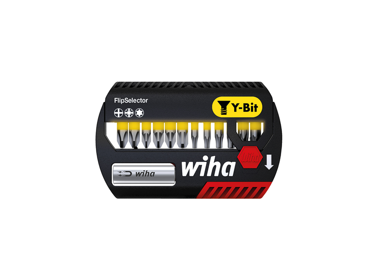 BittensetFlipSelector Y-Bit 25mm 13-delig Wiha WH-41827