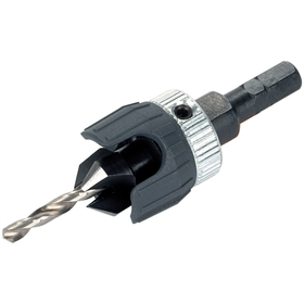 Voorboor met verzinkboor en dieptestop 3,2-12mm Wolfcraft WF2544000