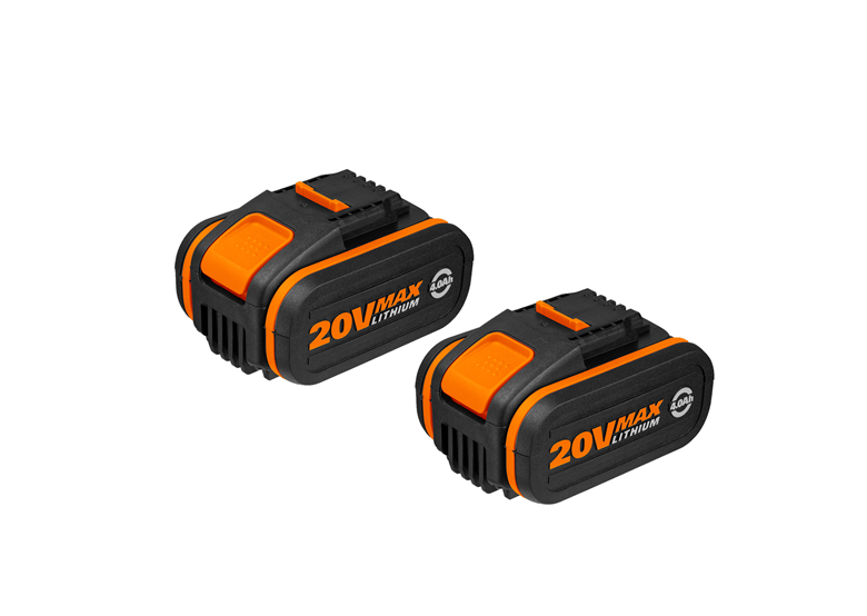 Accu's 20V 4,0Ah 2 stuk Worx Power Share WA3553.2